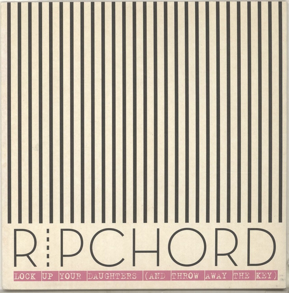 Ripchord Lock Up Your Daughters (And Throw Away The Key) - Pink Vinyl UK 7" vinyl single (7 inch record / 45) OLIVE008