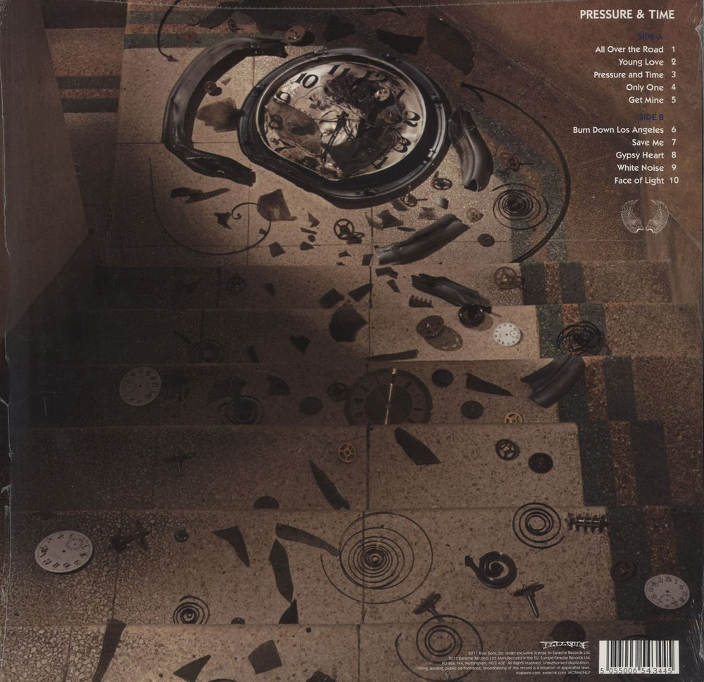 Rival Sons Pressure & Time - 180 Gram Vinyl + Open Shrink UK vinyl LP album (LP record) 5055006543445