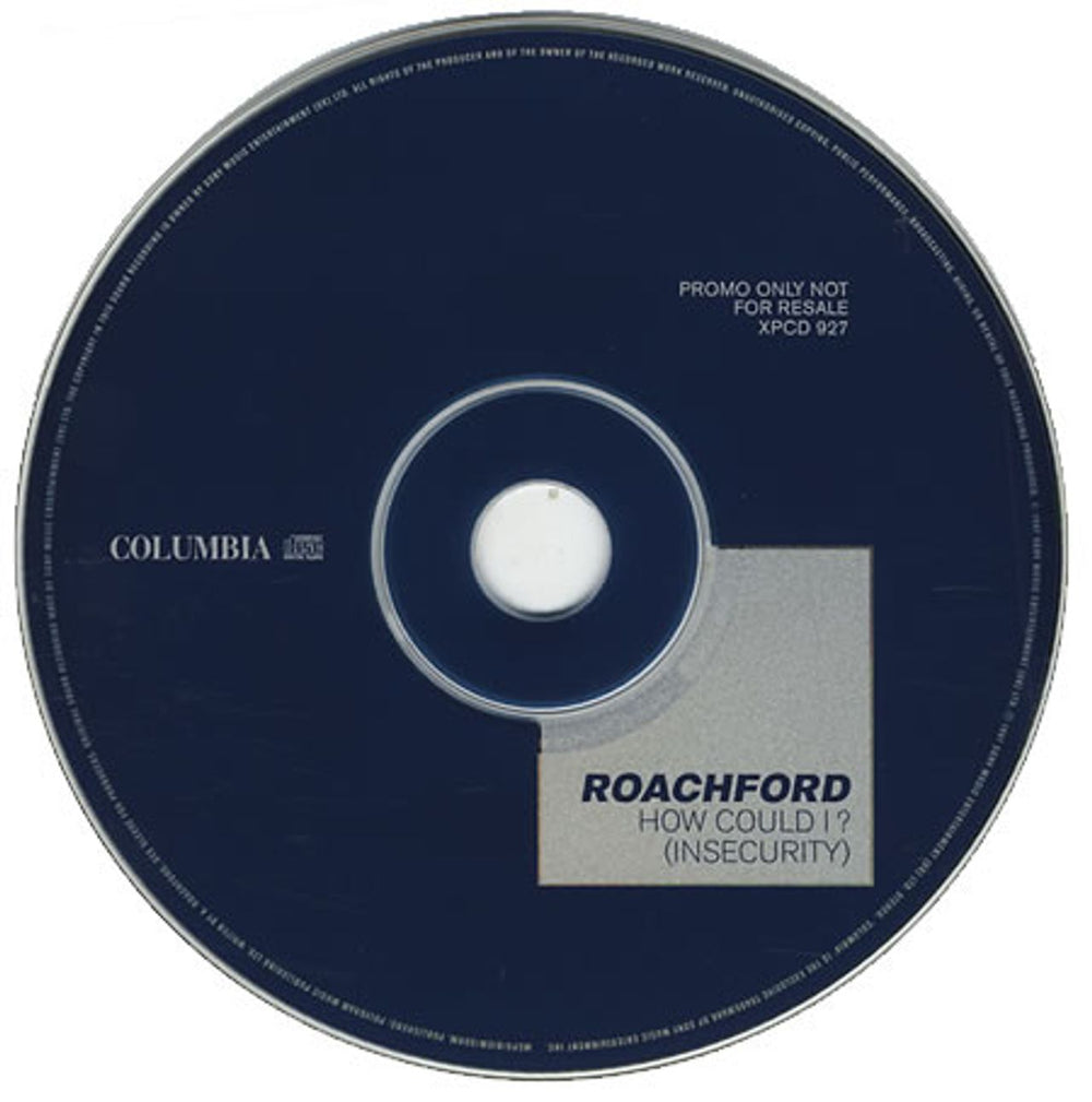 Roachford How Could I? (Insecurity) UK Promo CD single (CD5 / 5") XPCD927