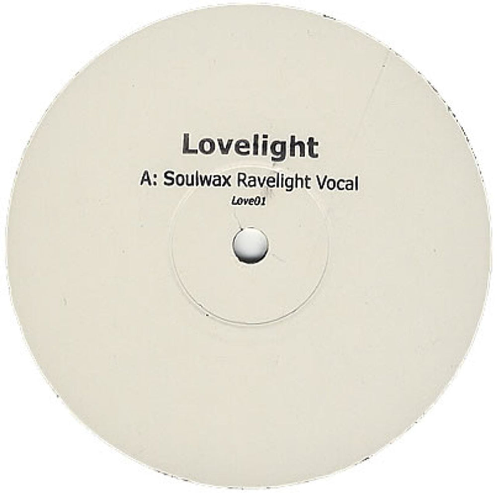 Robbie Williams Lovelight UK Promo 12" vinyl single (12 inch record / Maxi-single) LOVE01