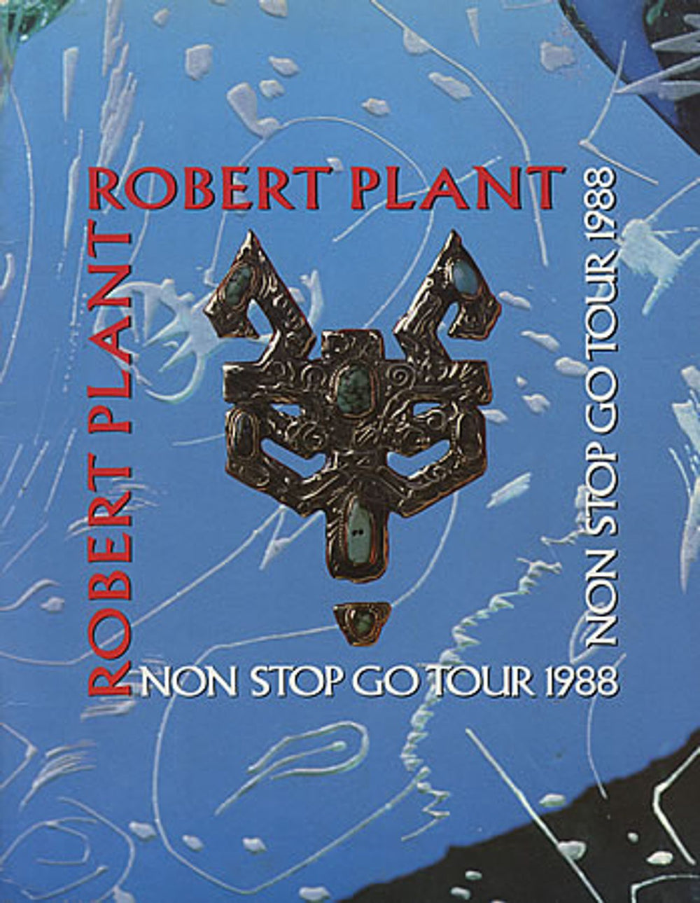 Robert Plant Non Stop Go Tour 1988 UK tour programme TOUR PROGRAM