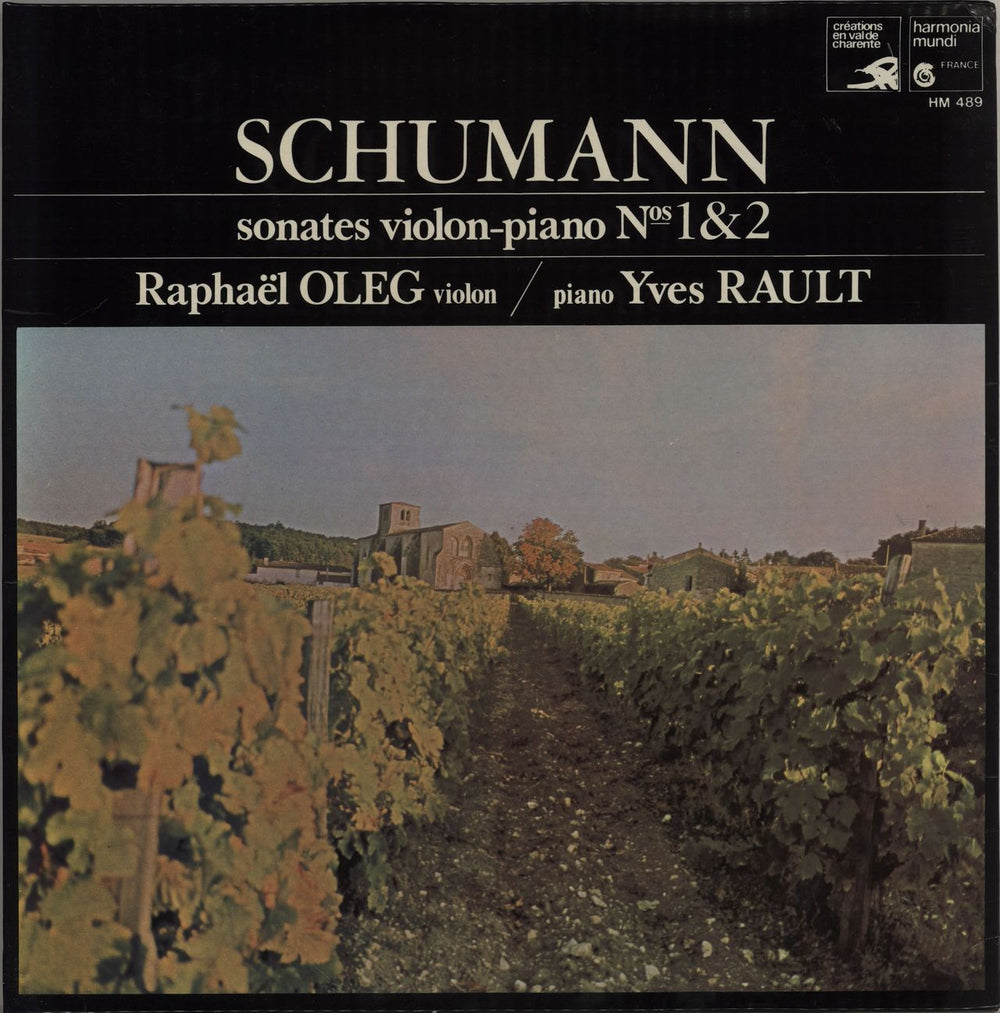 Robert Schumann Sonates Violon-Piano Nºs 1 & 2 French vinyl LP album (LP record) HM489