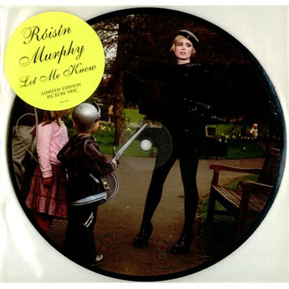 Roisin Murphy Let Me Know UK 7" vinyl picture disc (7 inch picture disc single) EM728