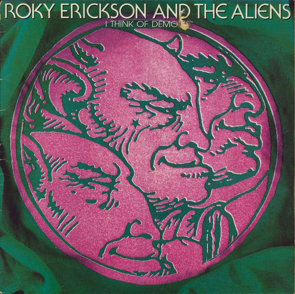 Roky Erickson I Think Of Demons - VG Sleeve UK vinyl LP album (LP record) ED222