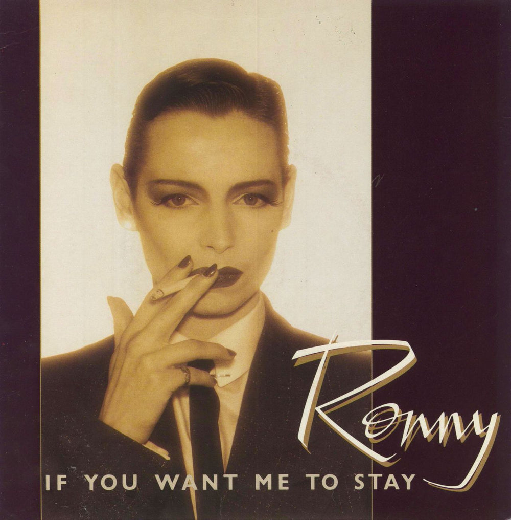 Ronny If You Want Me To Stay UK 7" vinyl single (7 inch record / 45) POSP247