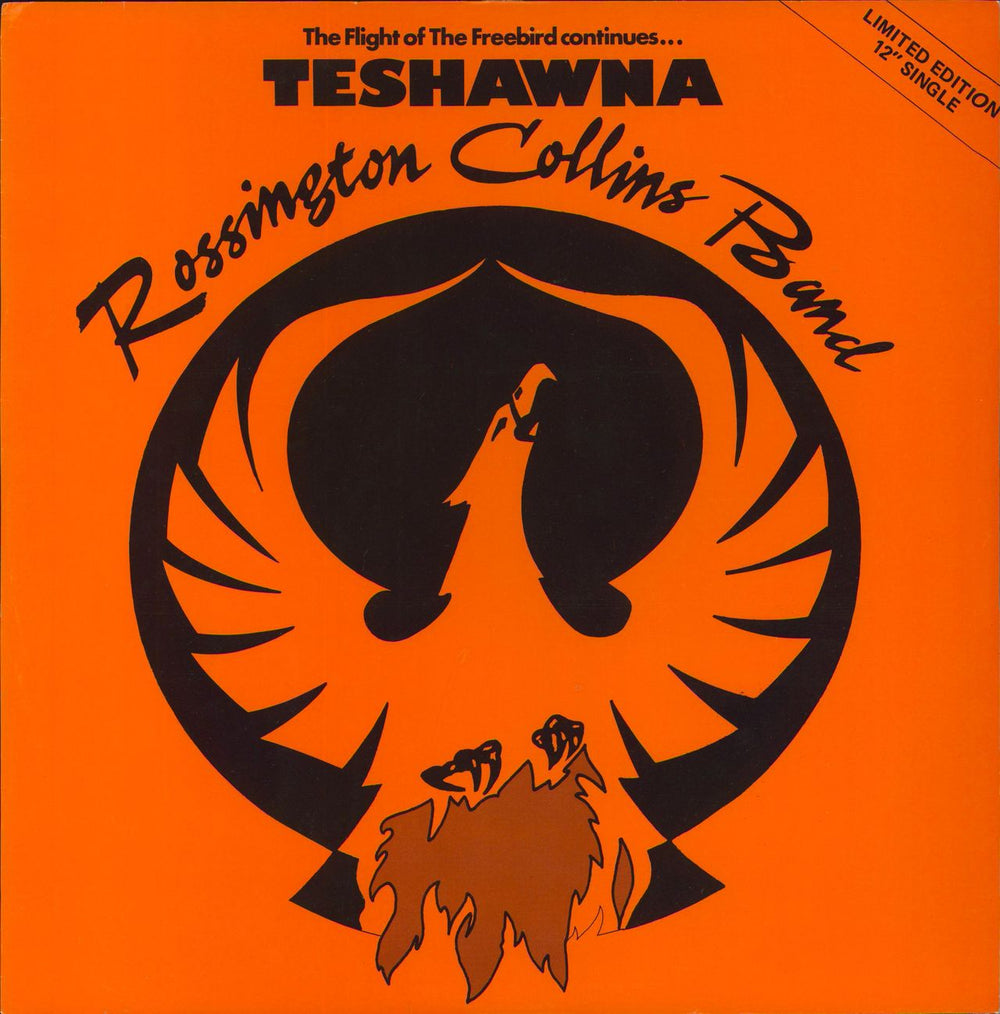 Rossington Collins Band Teshawna UK 12" vinyl single (12 inch record / Maxi-single) MCAT752