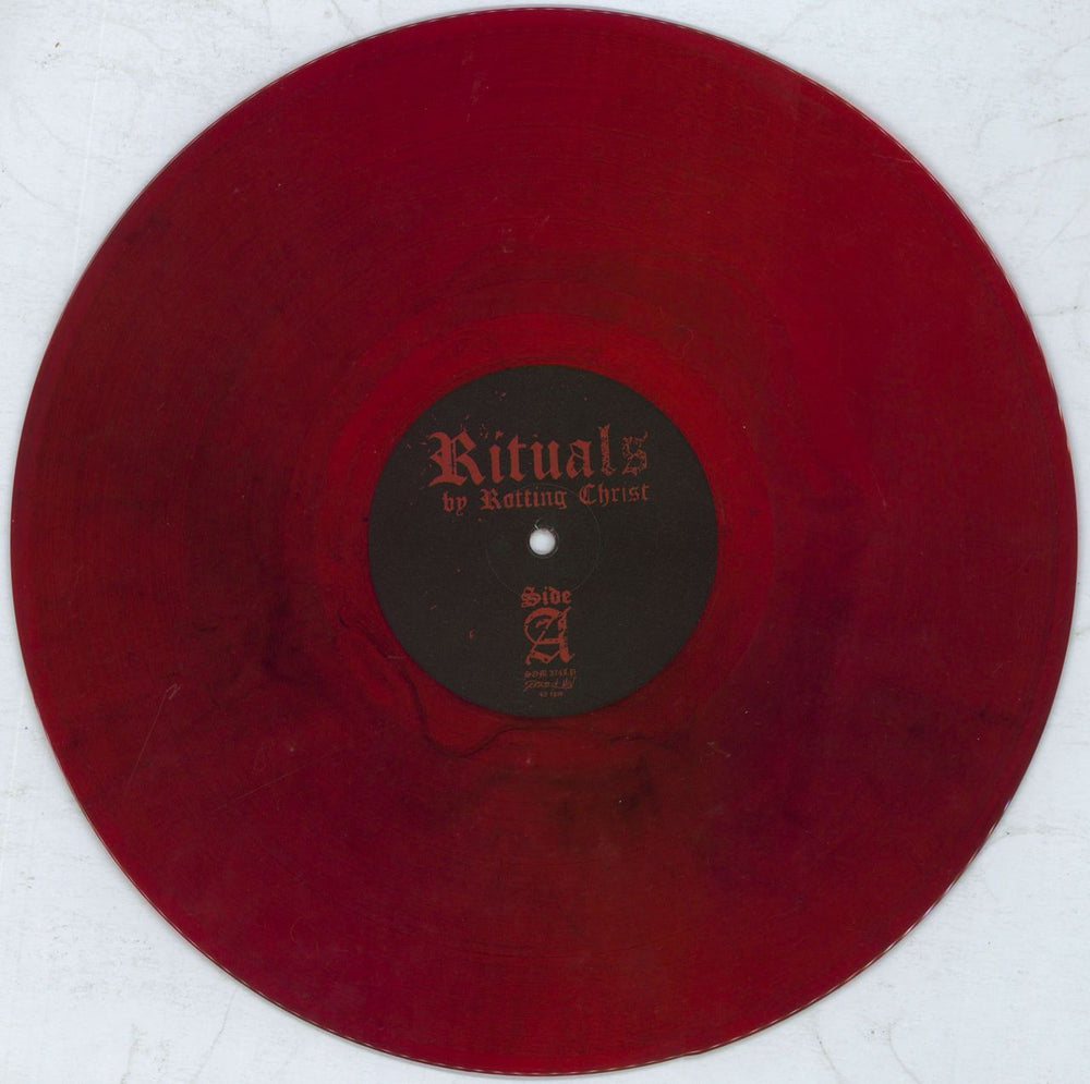 Rotting Christ Rituals - Red Transparent French 2-LP vinyl record set (Double LP Album) 2Q72LRI818657