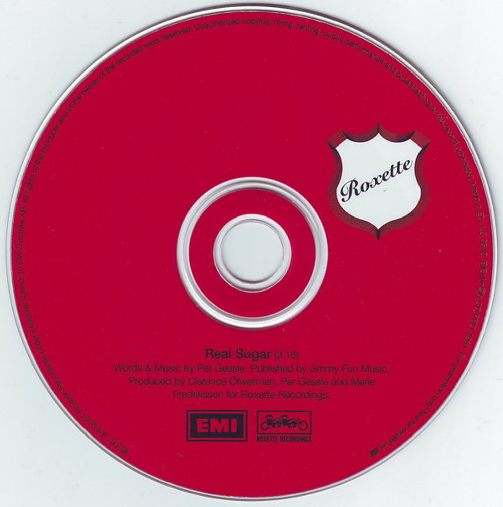 Roxette Real Sugar Dutch Promo CD single (CD5 / 5") ROXC5RE200873