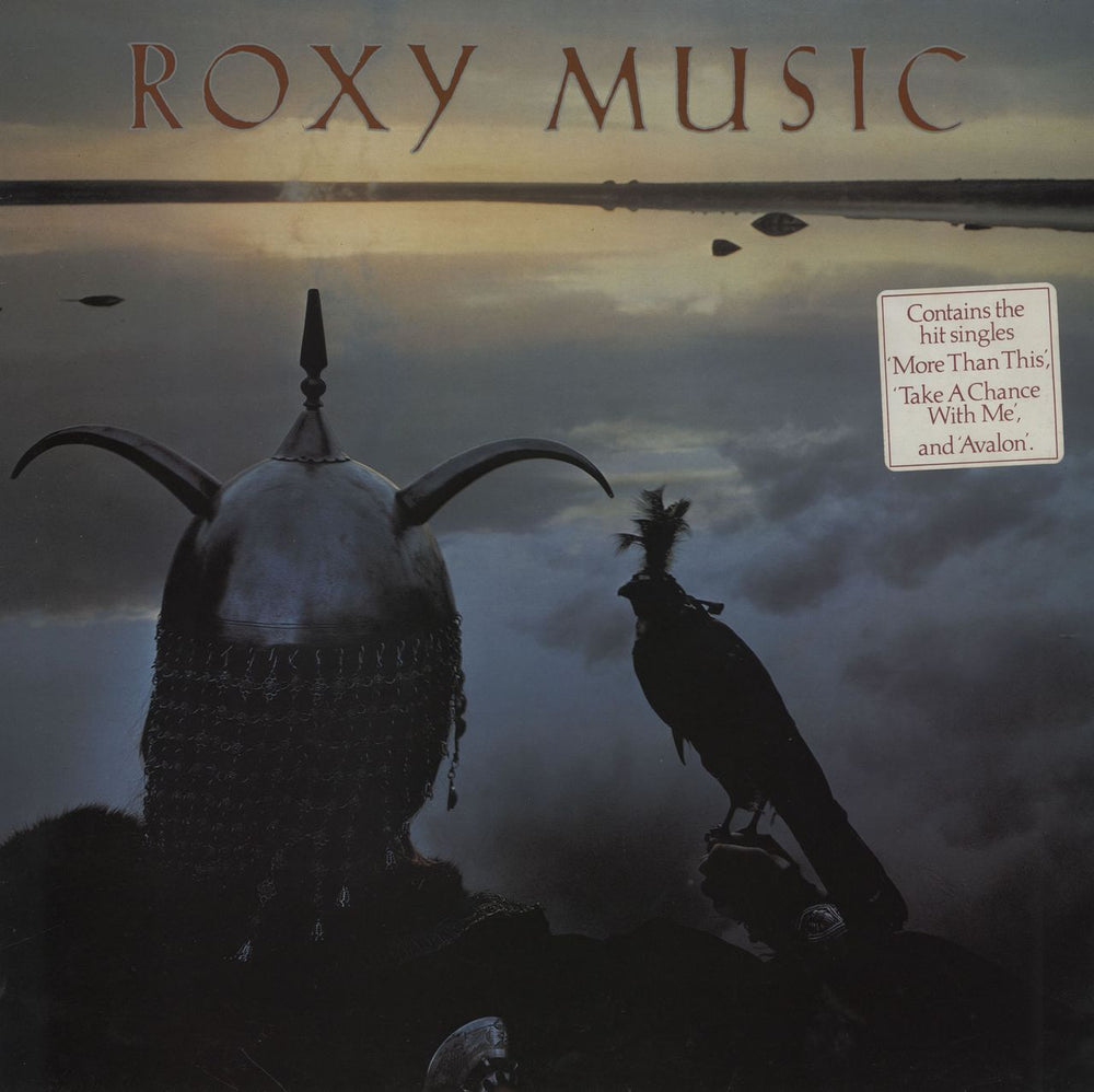 Roxy Music Avalon - Hype Stickered UK vinyl LP album (LP record) EGHP50