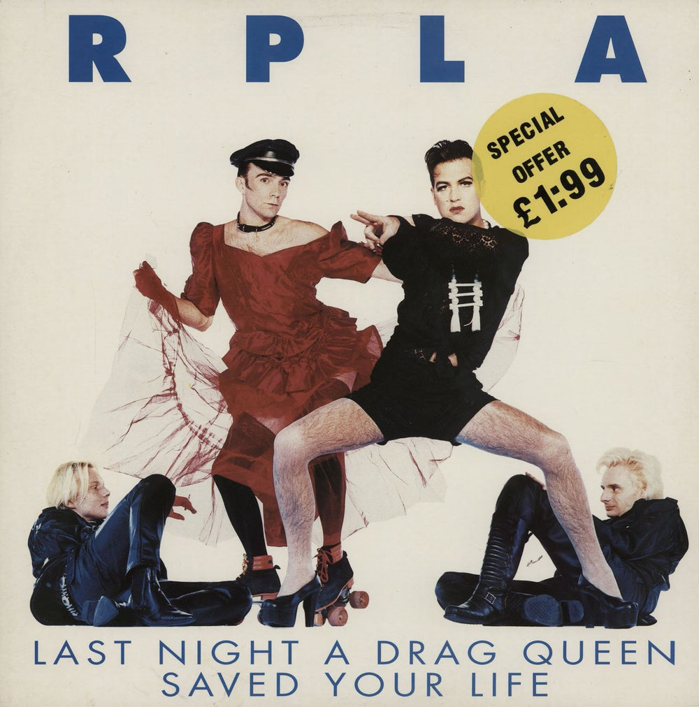 RPLA Last Night A Drag Queen Saved Your Life UK vinyl LP album (LP record) 12RPLA3