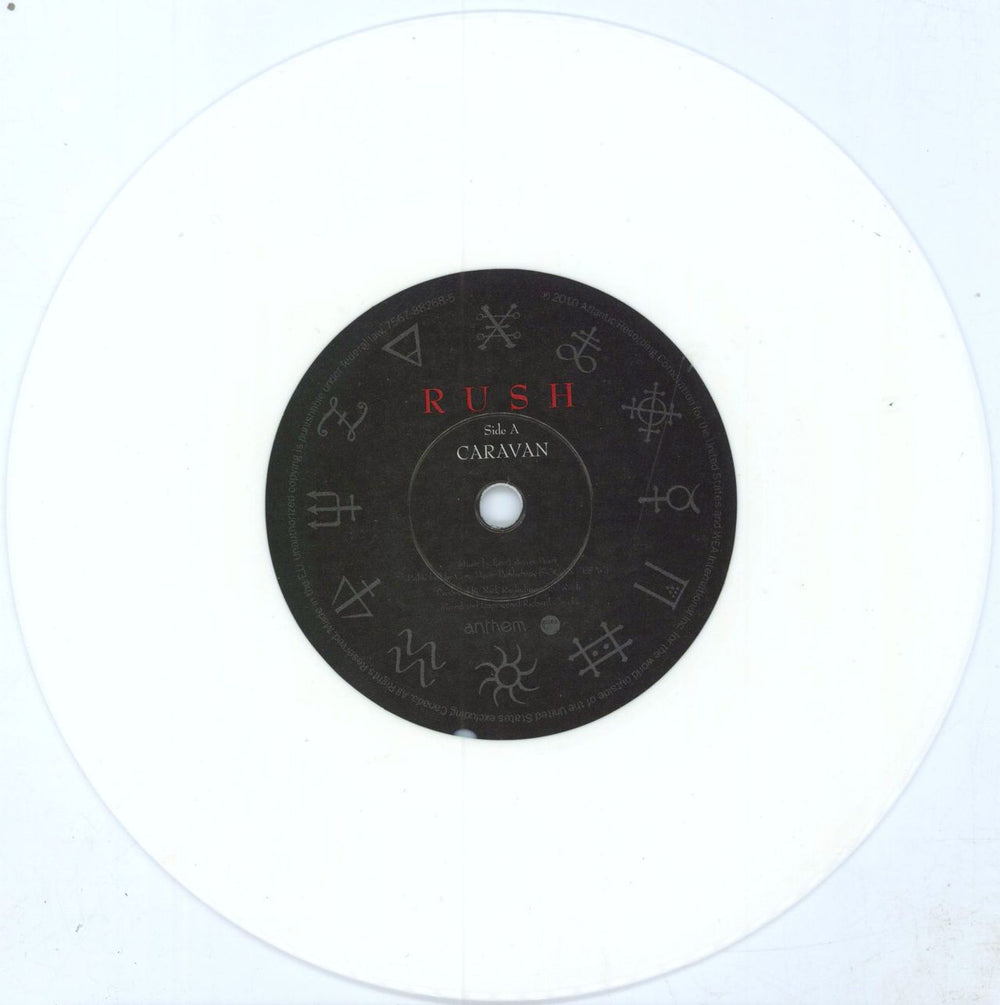 Rush Caravan / BU2B - RSD11 - White Vinyl US 7" vinyl single (7 inch record / 45) RUS07CA798490