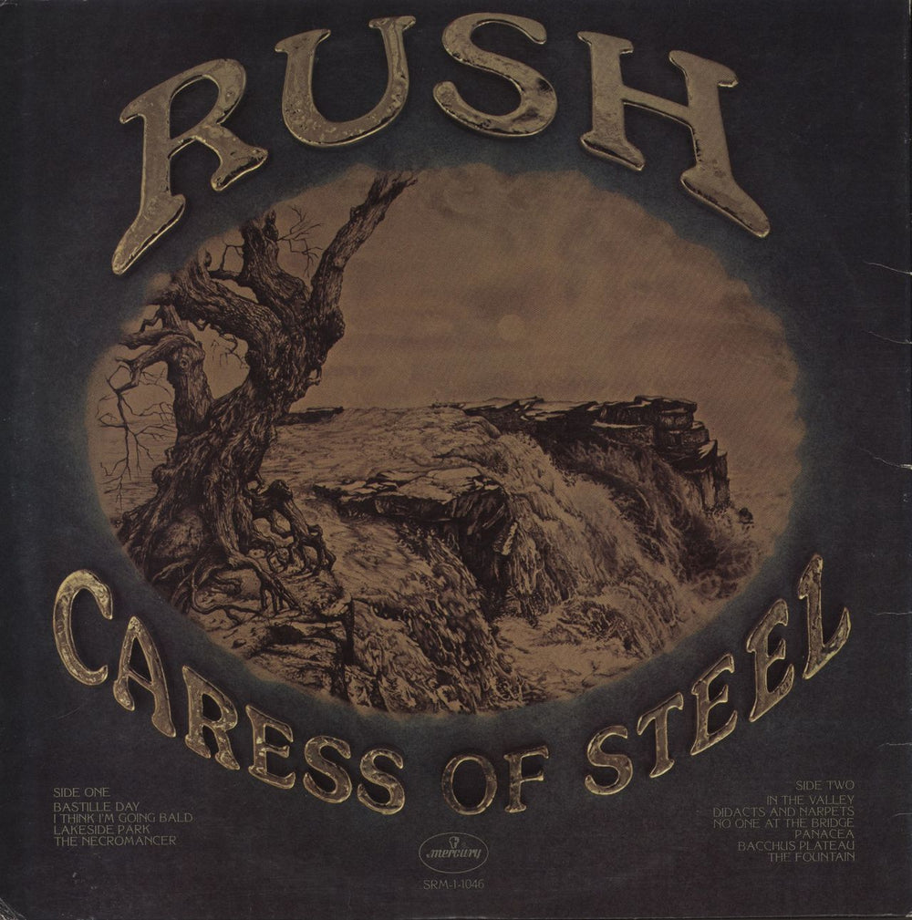 Rush Caress Of Steel - EX US vinyl LP album (LP record)