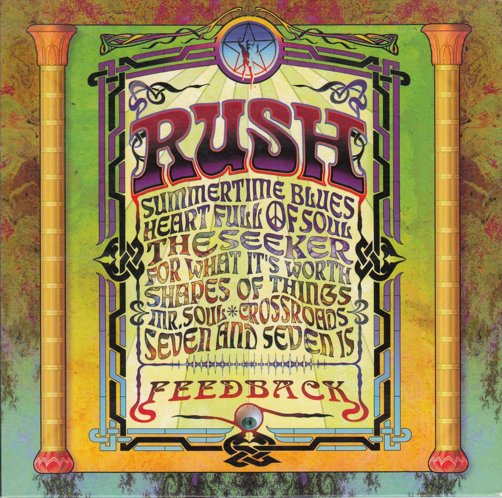 Rush Feedback UK CD album (CDLP) 7567837282