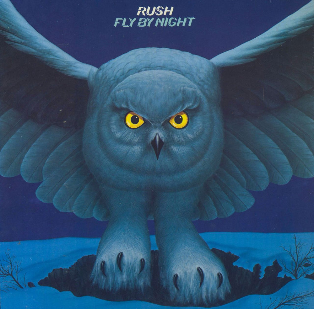 Rush Fly By Night - Barcoded Sleeve US vinyl LP album (LP record) 822542-1M-1