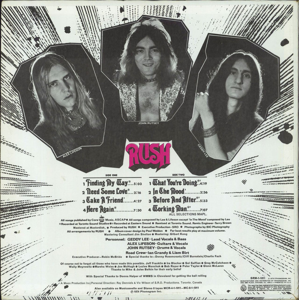 Rush Rush - 1981 [PRC] US vinyl LP album (LP record)