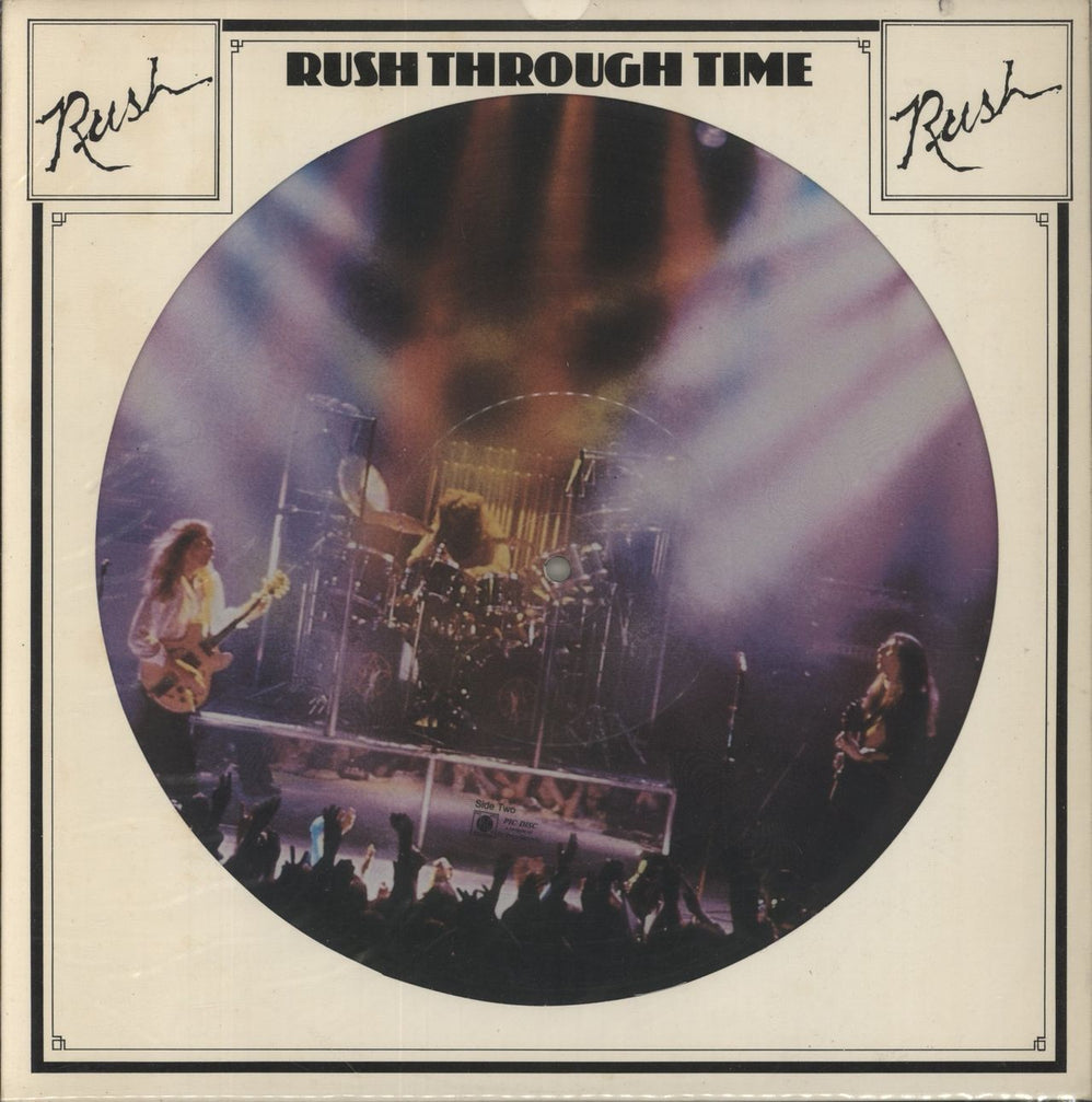 Rush Rush Through Time Dutch picture disc LP (vinyl picture disc album) 9130001