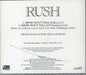 Rush Show Don't Tell - 2-track US Promo CD single (CD5 / 5")