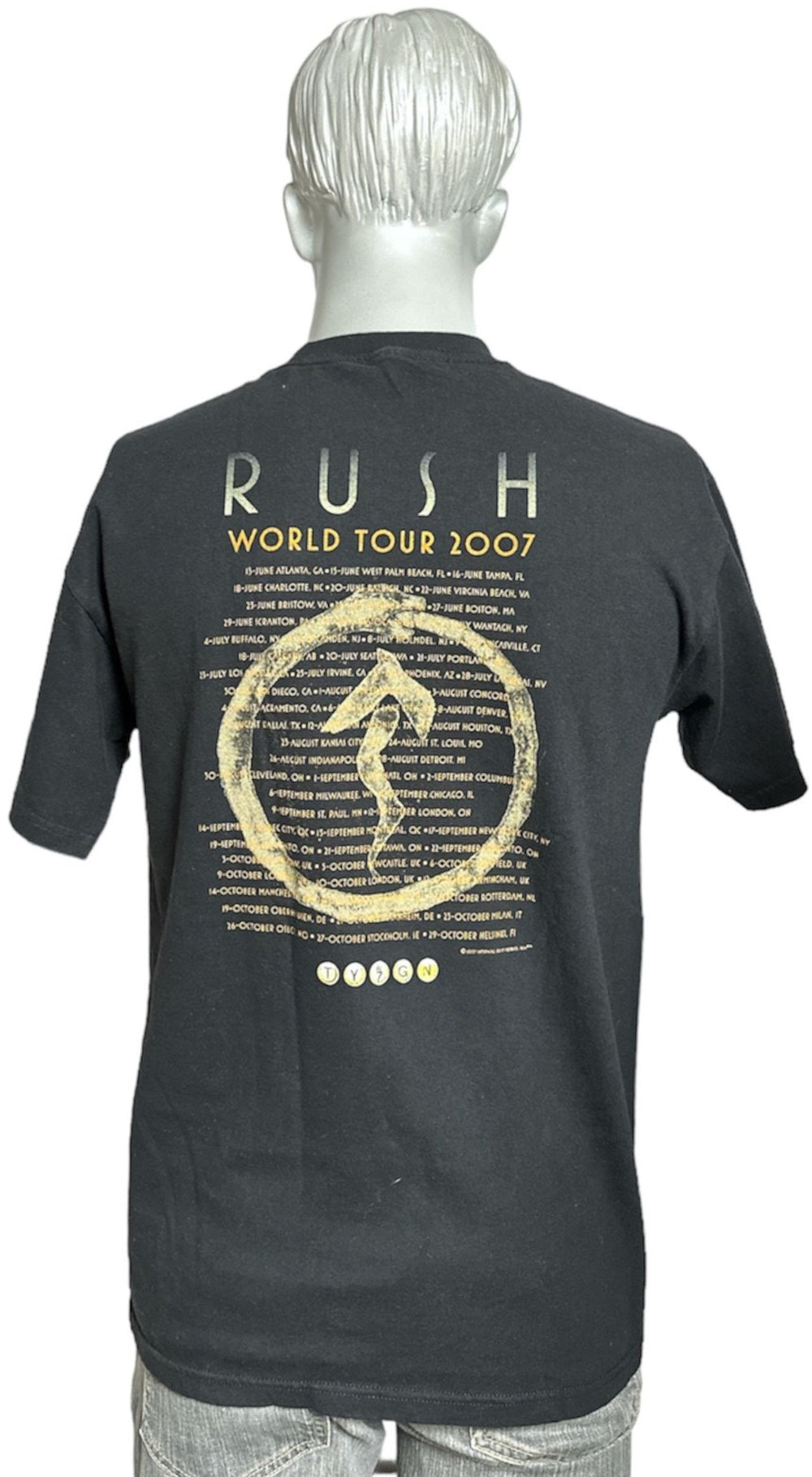 Rush Snakes & Arrows 2007 Tour T-Shirt US t-shirt