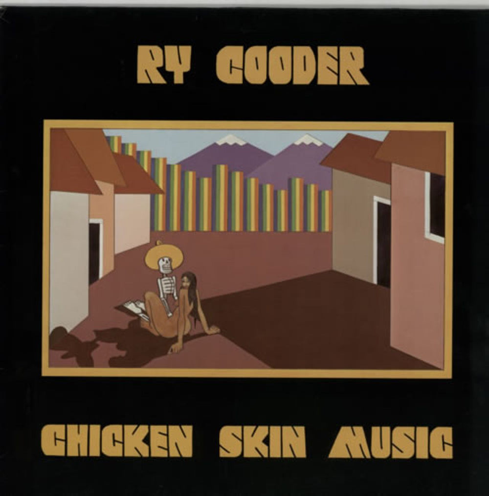 Ry Cooder Chicken Skin Music + Insert German vinyl LP album (LP record) REP54083