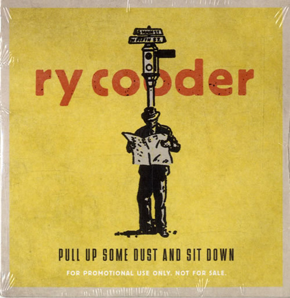 Ry Cooder Pull Up Some Dust And Sit Down US Promo CD album (CDLP) PRO400159