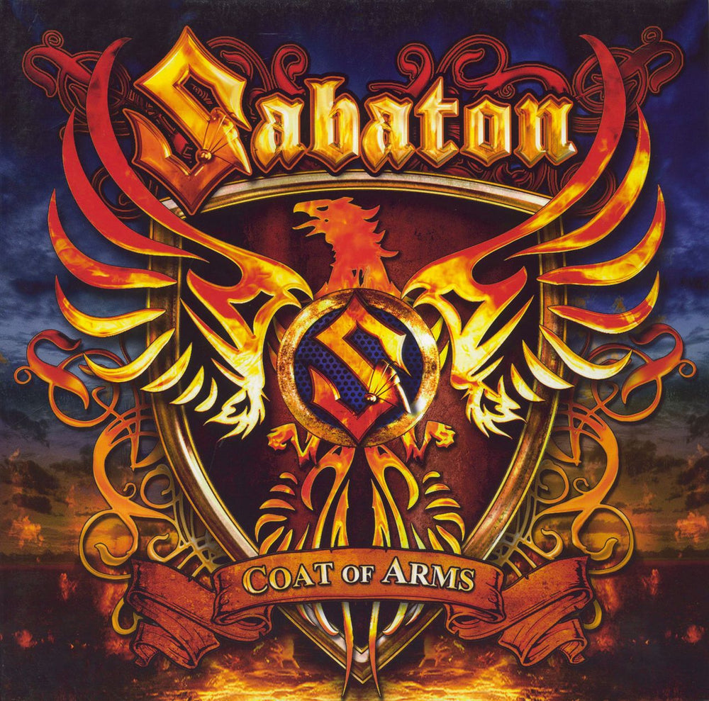 Sabaton Coat of Arms Swedish vinyl LP album (LP record) BLOD070LP