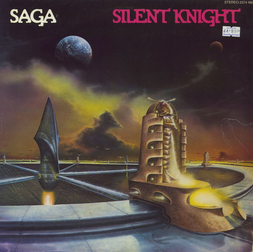 Saga Silent Knight UK vinyl LP album (LP record) 2374166