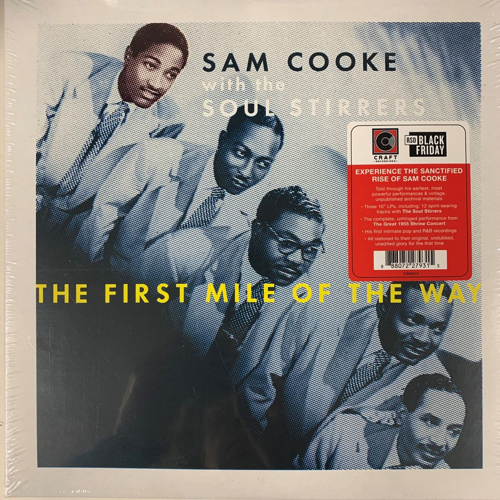 Sam Cooke The First Mile Of The Way - 3 x 10-inch LP - Sealed US 10" vinyl single (10 inch record) CR00470