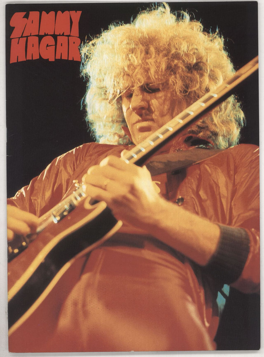 Sammy Hagar U.K. Tour UK tour programme TOUR PROGRAMME