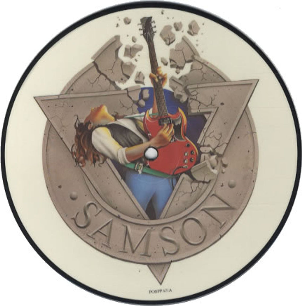 Samson Losing My Grip UK 7" vinyl picture disc (7 inch picture disc single) POSPP471