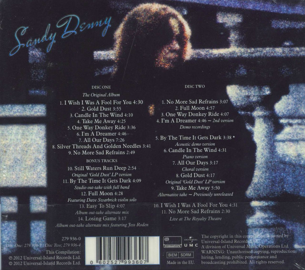 Sandy Denny Rendezvous: Deluxe Edition - Sealed UK 2 CD album set (Double CD) 602527993607