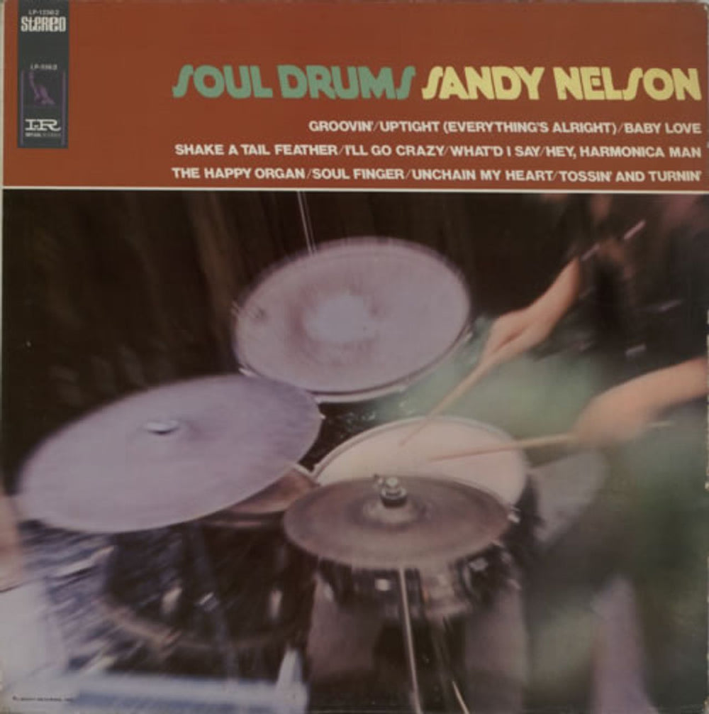 Sandy Nelson Soul Drums US vinyl LP album (LP record) LP-12362