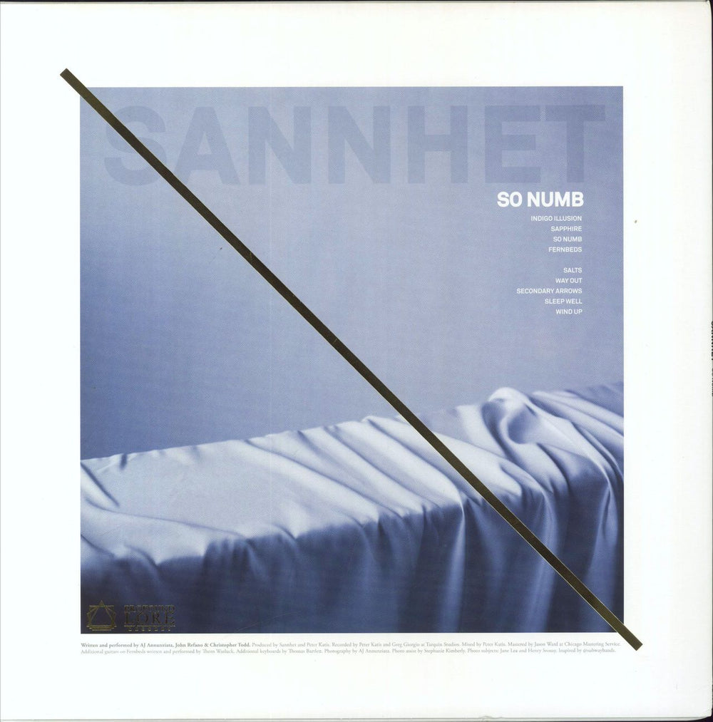 Sannhet So Numb - Clear vinyl Canadian vinyl LP album (LP record) 616892479444