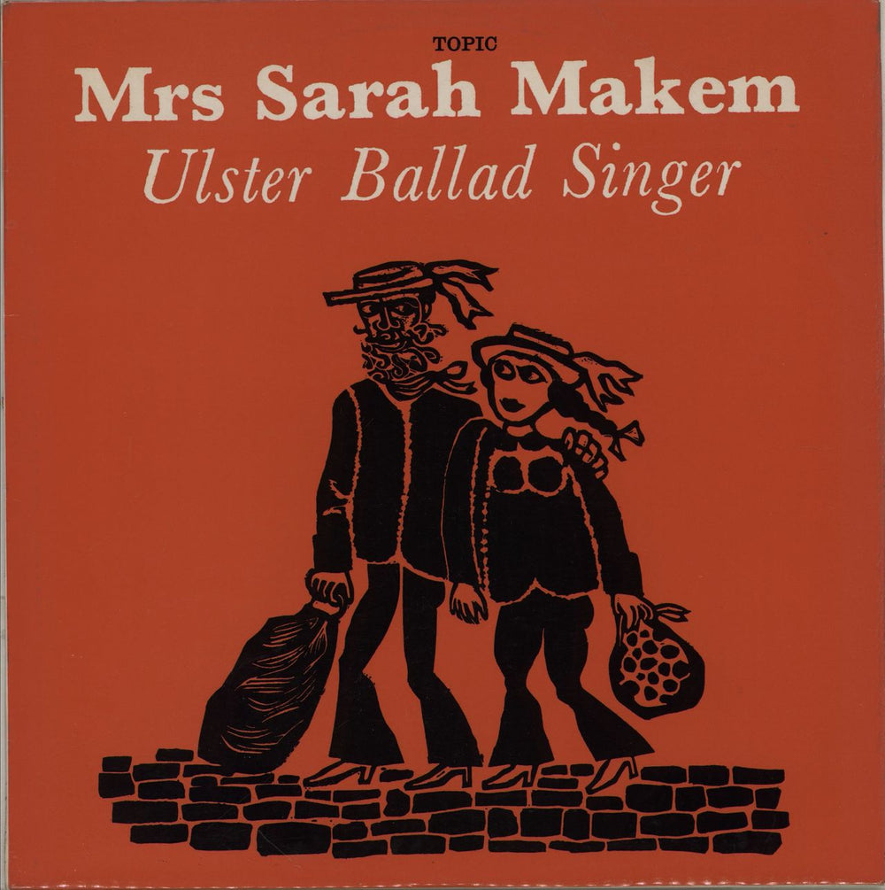 Sarah Makem Ulster Ballad Singer UK vinyl LP album (LP record) 12T182