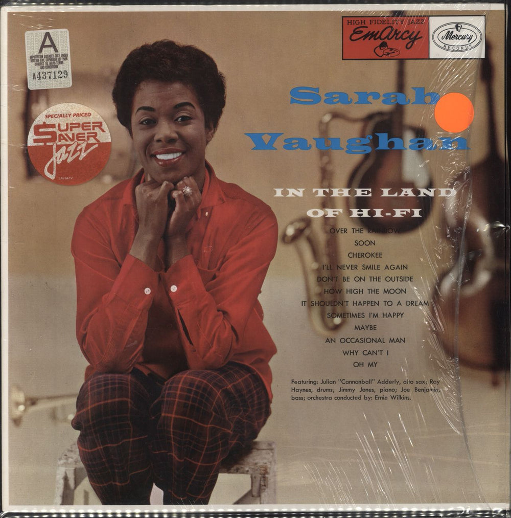 Sarah Vaughan In The Land Of Hi-Fi - shrink US vinyl LP album (LP record) 826454-1
