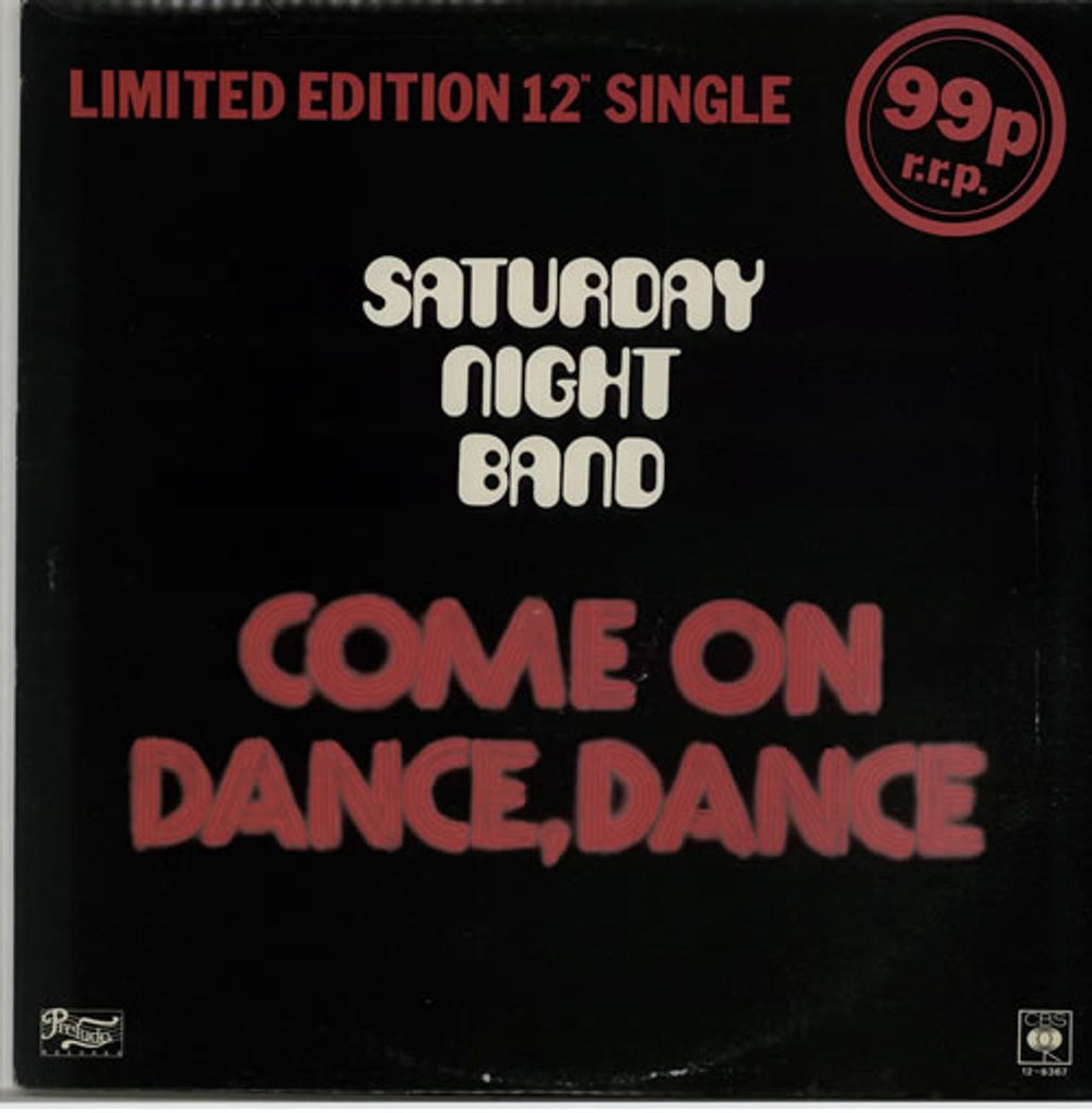 Saturday Night Band Come On Dance, Dance UK 12" vinyl single (12 inch record / Maxi-single) 12-6367