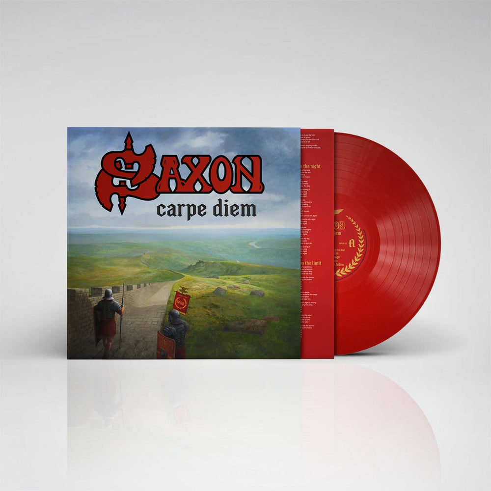 Saxon Carpe Diem - RSD Stores Exclusive Red Vinyl UK vinyl LP album (LP record) SLM089P50