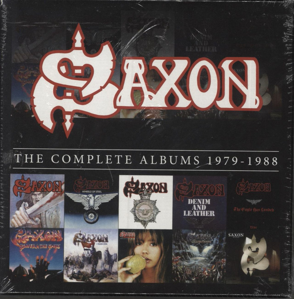 Saxon The Complete Albums 1979-1988 - Sealed UK Cd album box set 