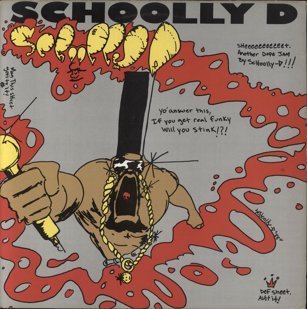 Schoolly D Smoke Some Kill UK 12" vinyl single (12 inch record / Maxi-single) JIVET178