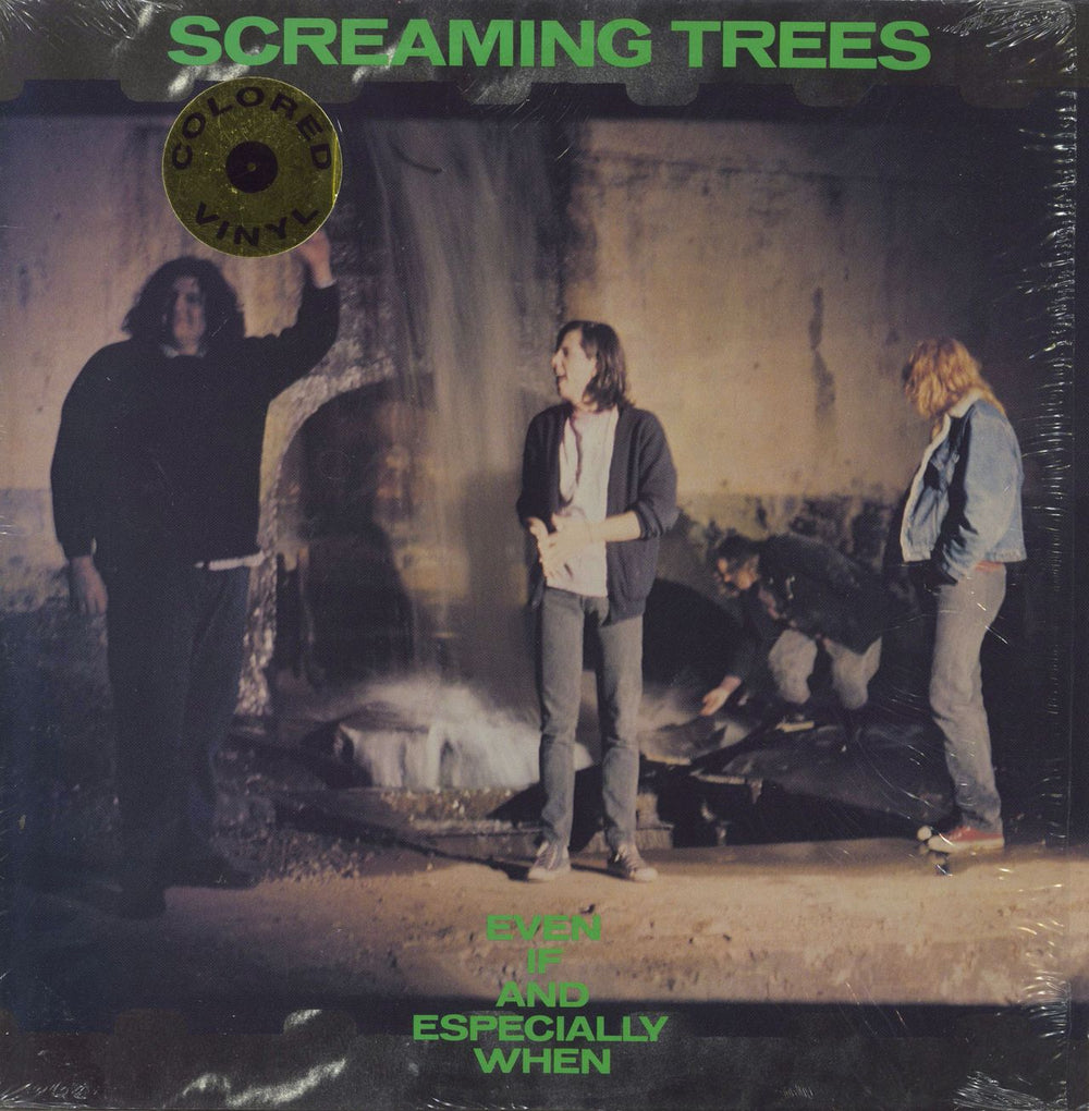 Screaming Trees Even If And Especially When-translucent pink- shrink US vinyl LP album (LP record) SST132