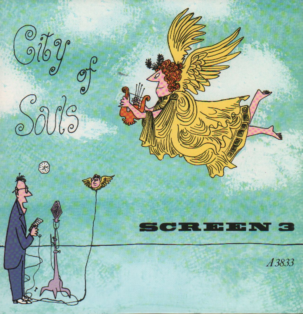 Screen 3 City Of Souls UK 7" vinyl single (7 inch record / 45) A3833