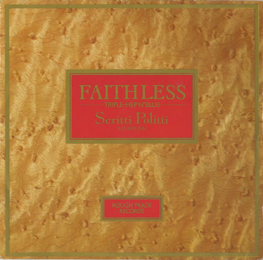 Scritti Politti Faithless UK 7" vinyl single (7 inch record / 45) RT101