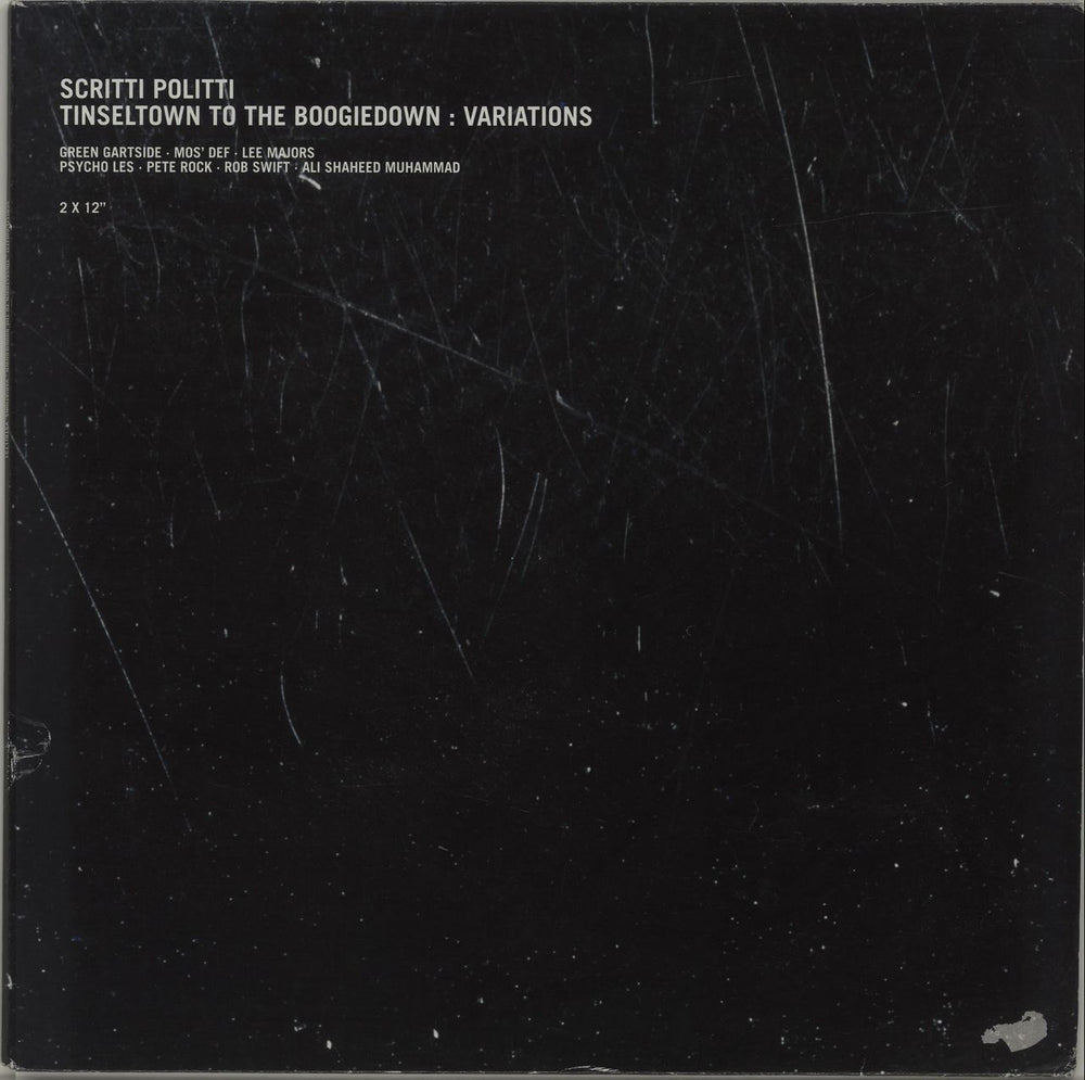 Scritti Politti Tinseltown To The Boogiedown UK Promo 12" vinyl single (12 inch record / Maxi-single) VSTDJ1731