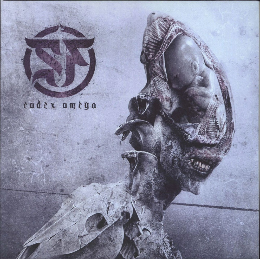 SepticFlesh Codex Omega - Clear Crystal Vinyl French 2-LP vinyl record set (Double LP Album) SOM425LP