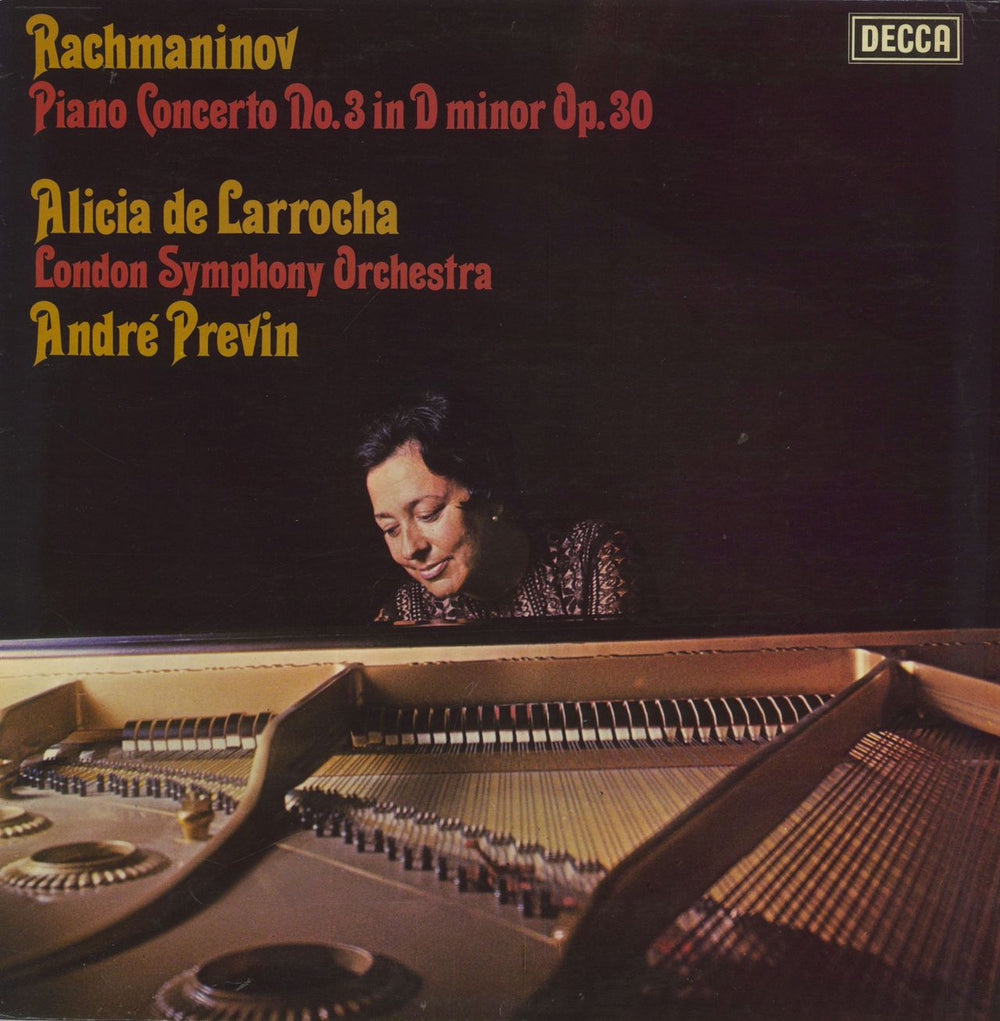 Sergei Rachmaninov Piano Concerto No. 3 in D Minor Op. 30 UK vinyl LP album (LP record) SXL6746