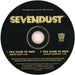 Sevendust Too Close To Hate US Promo CD single (CD5 / 5") TVT5735-2P