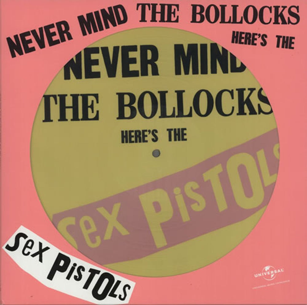 Sex Pistols Never Mind The Bollocks - RSD15 UK picture disc LP (vinyl picture disc album) SEXPISPIC77