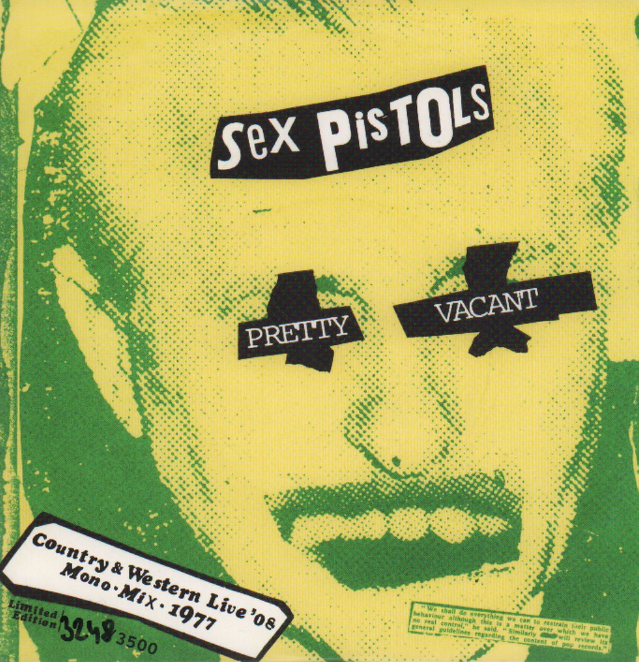 Sex Pistols Pretty Vacant - RSD13 UK 7