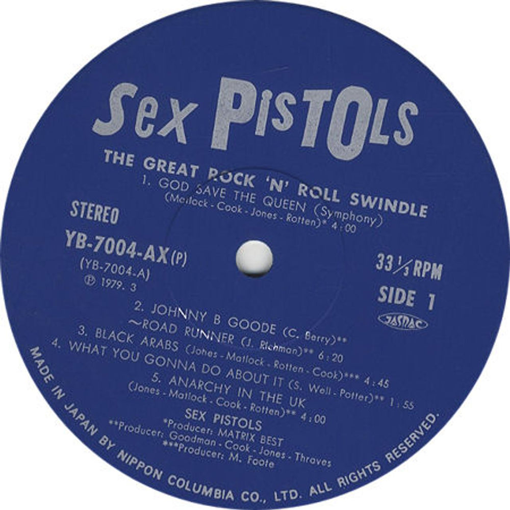 Sex Pistols The Great Rock 'n' Roll Swindle + Poster Japanese 2-LP vinyl record set (Double LP Album) SEX2LTH371698