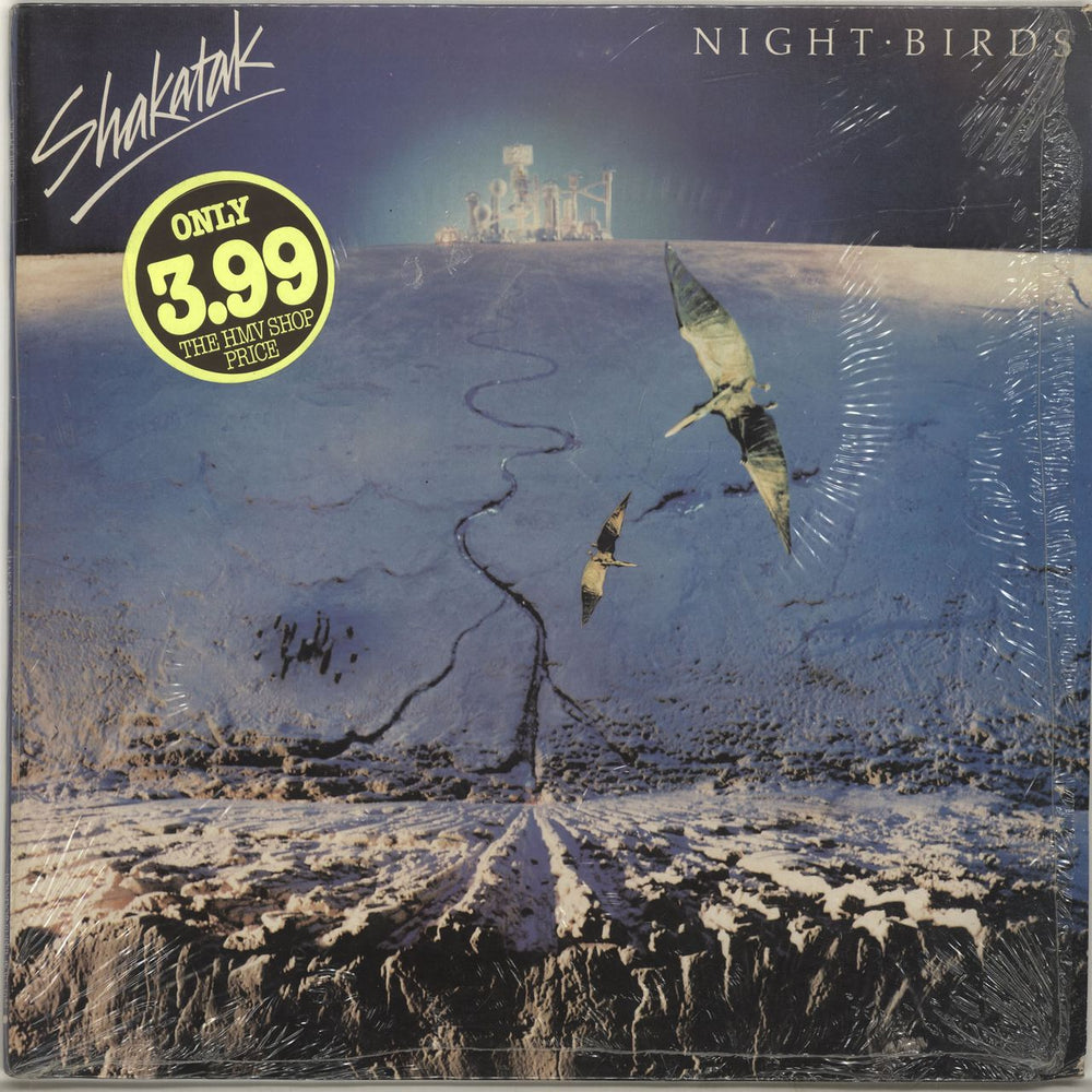 Shakatak Night Birds + Shrinkwrap UK vinyl LP album (LP record) POLS1059