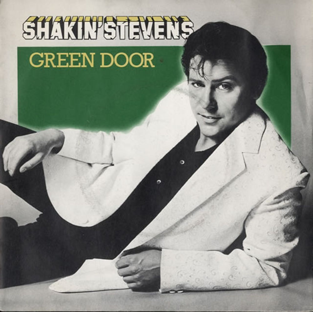 Shakin' Stevens Green Door UK 7" vinyl single (7 inch record / 45) EPCA1354